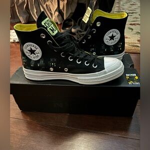 Converse Limited Edition China Town Glow in the Dark Batman Size 9
